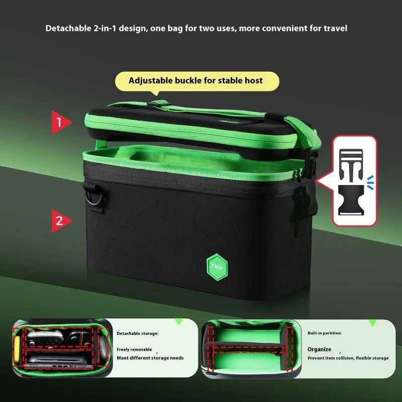 Sales IINE for Switch2 Accessories Gaming Controller Storage Bag Protective Case NS2 Special Tempered Film Magnetic Game Card - view 5