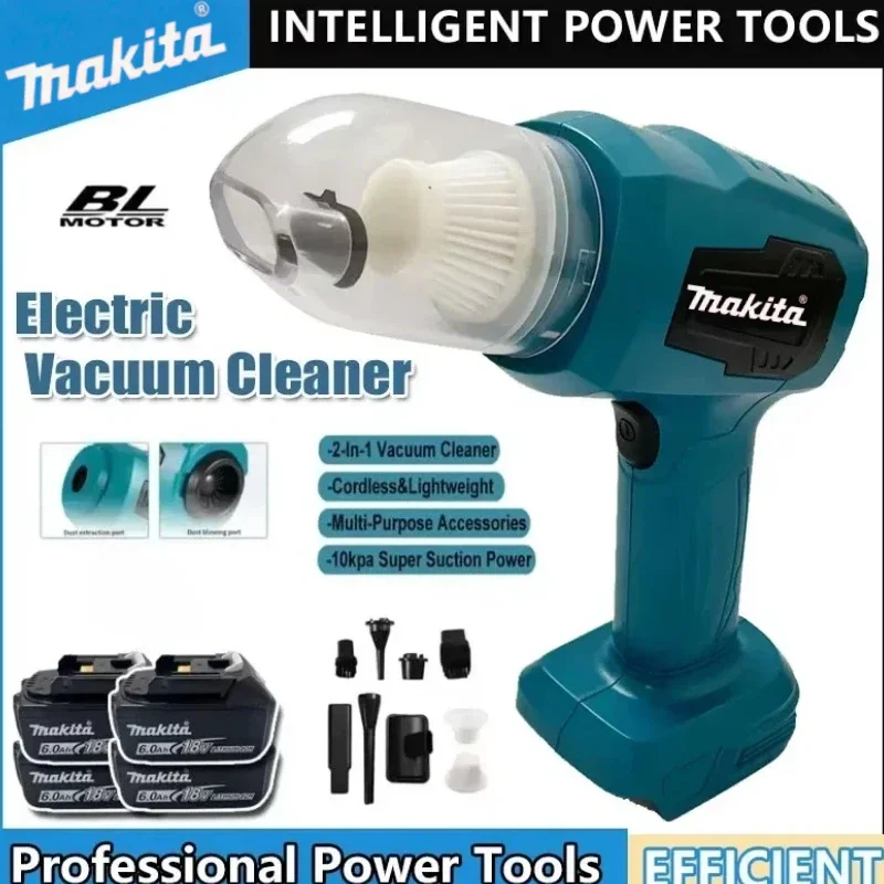 

Многофункциональный ручной пылесос Makita 18В для автомобиля, перезаряжаемый, для сбора пыли
