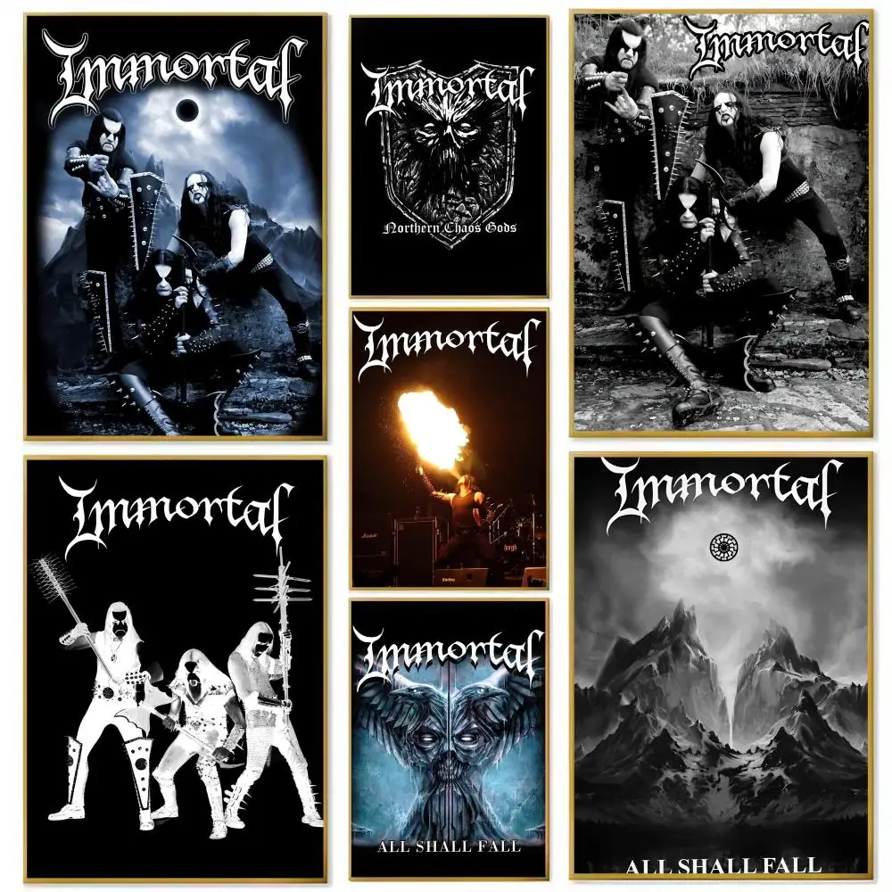 

I-IMMORTAL cool Painting Calligraphy HD Print Personalized Canvas Wall Mural Art Poster Photos for Living Room Home Decor