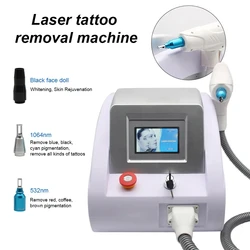 professional Q switched and yag 1320 1064 532nm tattoo removal machine for peeling carbon and pigmentation