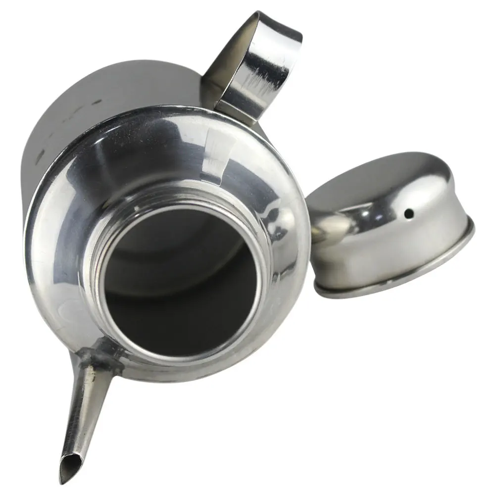 

Stainless Steel Dispenser 500Ml Kitchen Oil Container For Cooking Oil Vinegar Soy Sauce Multi-Function Sauce Bottle Pourer