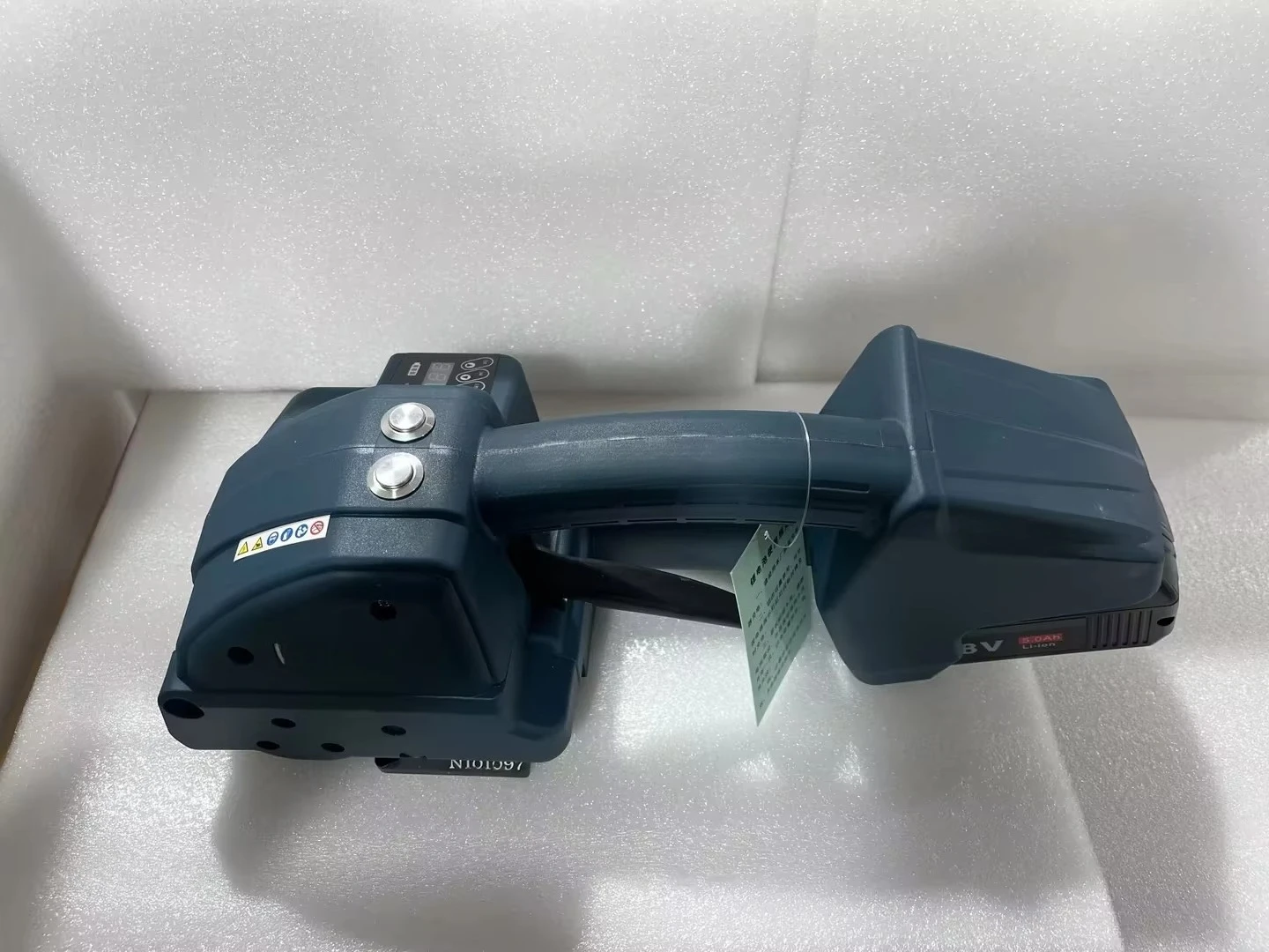 Q1 Q2 Q2L ماكينة تغليف أدوات تجليد أوتوماتيكية من البوليستر البولي بروبيلين محمولة باليد مكبس بلاستيكي كهربائي مع حزام 13-16 مللي متر #4