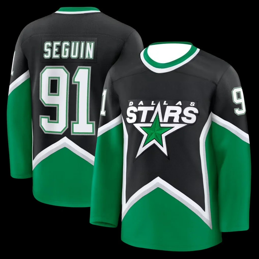 2026  Hockey Jersey - Black  Green White Captain 