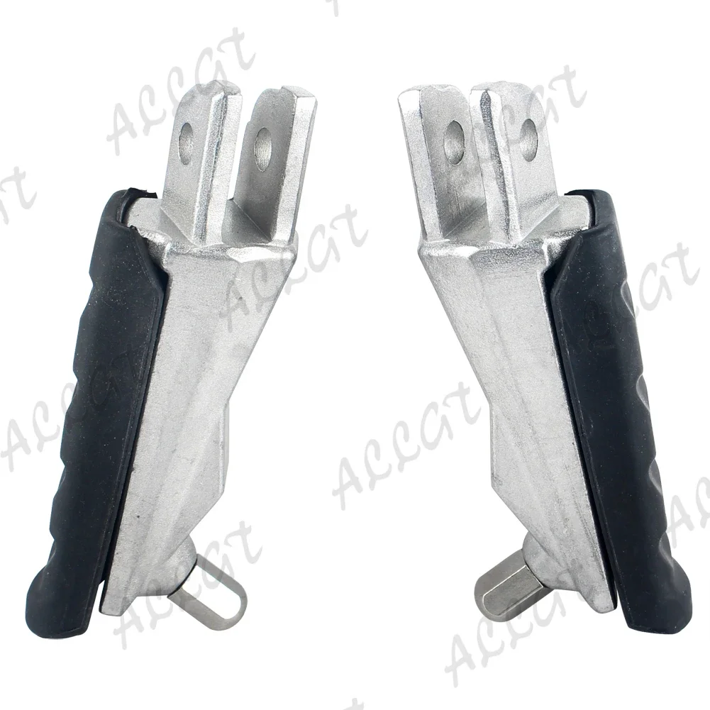 ALLGT Front Footrests Foot pegs for BMW F800S 2004-2008 & F800ST 2004 2005 2006 2007 2008 2009 2010 2011 2012