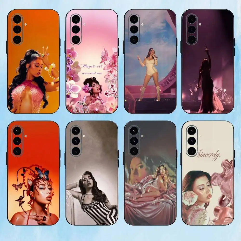 

K-Kali U-Uchis Sincerely Phone Case For Samsung Galaxy A73,A72,A71,A70,A53,A52,A51,Others Soft Black Cover