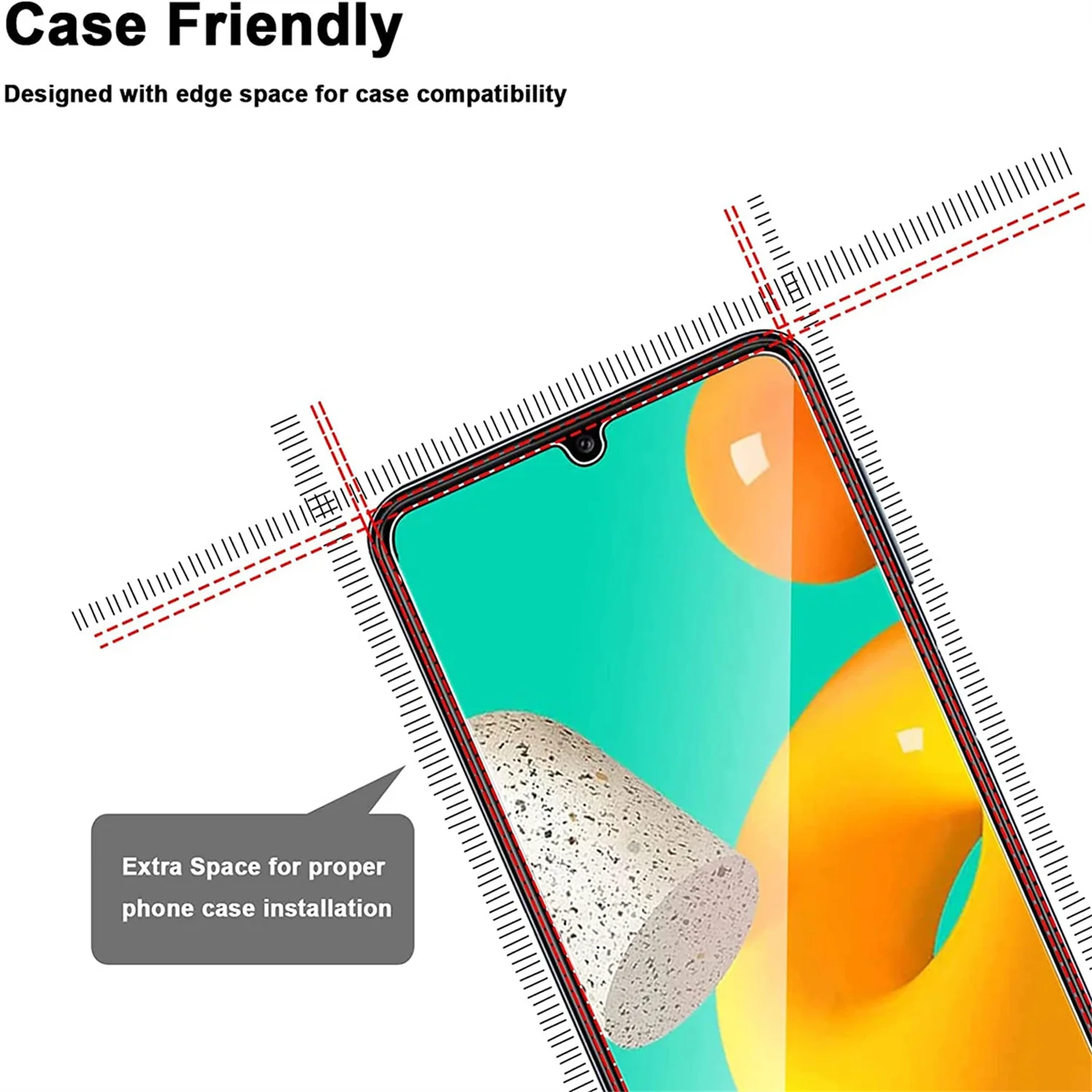 

HD Full Cover Tempered Glass For Samsung Galaxy A05S/A05/A06 5G Film