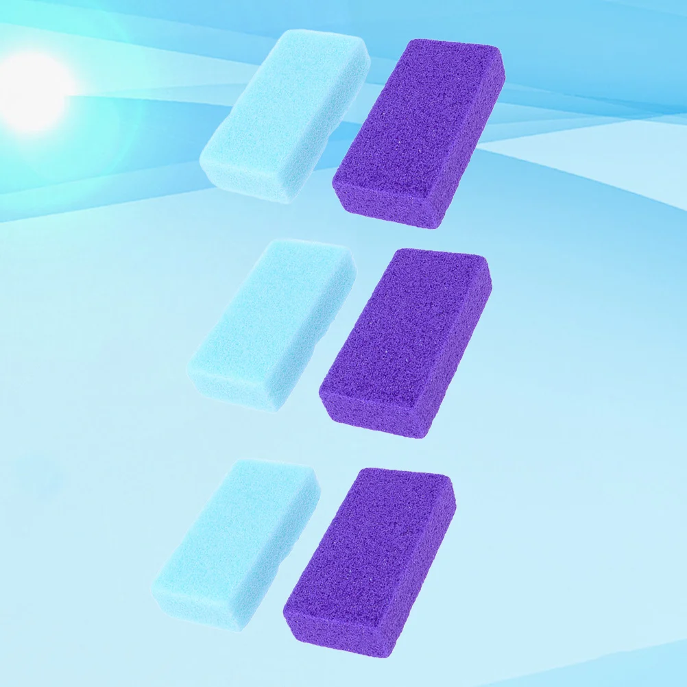 

6Pcs Foot Callus Remover PU Exfoliating Tool Dead Skin Remover Pedicure Pumice Rubbing Stone for Smooth Skin Pedicure Brush