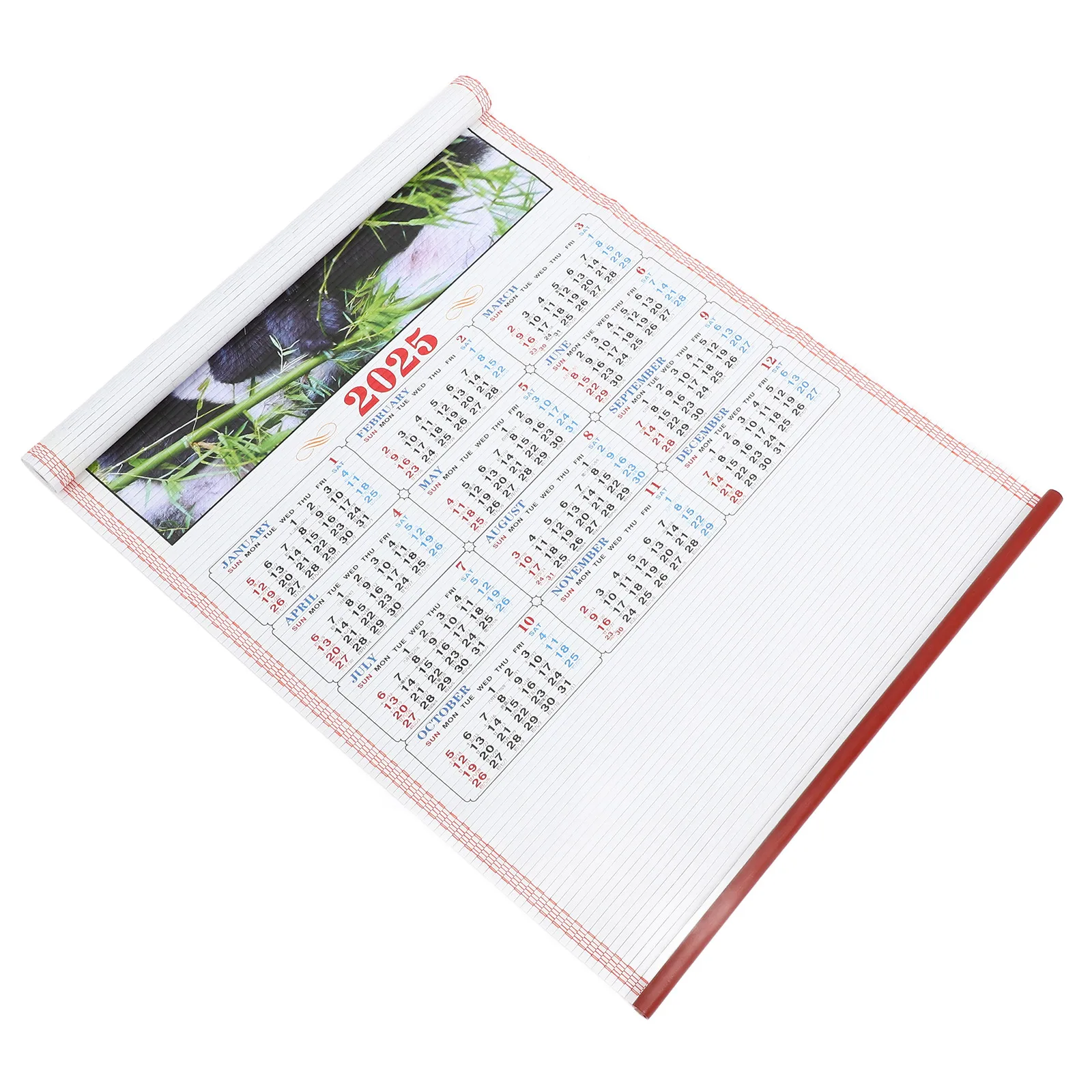 

English Monthly Wall Calendar Thick Paper Hanging Calendar Office Classroom Home Use Practical Daily Organizer