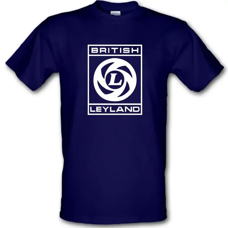 British Leyland Uk Car Industry Retro Logo Heavy Cotton T Shirt Sizes S Xxl