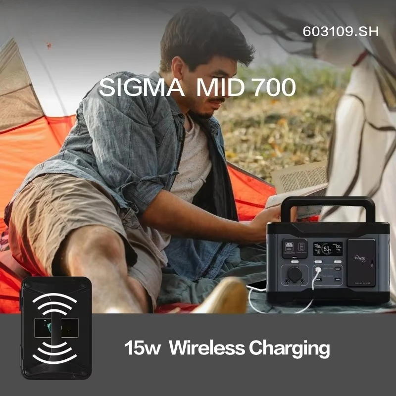 600W 512wh Rechargeable 110v 220v 230v 340 Display Intelligent Dynamic Display Power Backup Portable Power Station Solar Power