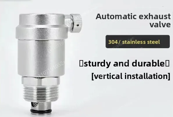 304 stainless steel automatic exhaust valve 4 points 6 points 1 inch dn15dn20dn25 wire mouth bleed valve