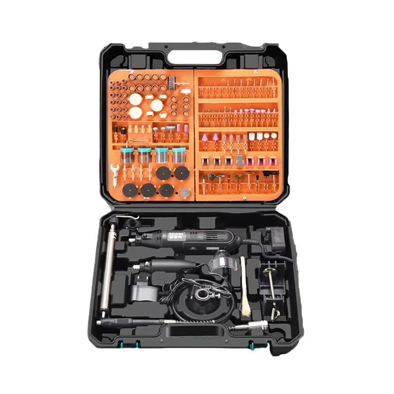 

Dual Electric Grinder Set 350 Pieces Multi-Function Speed Regulating Hanging Grinder for Jewelry Engraving & Polishing