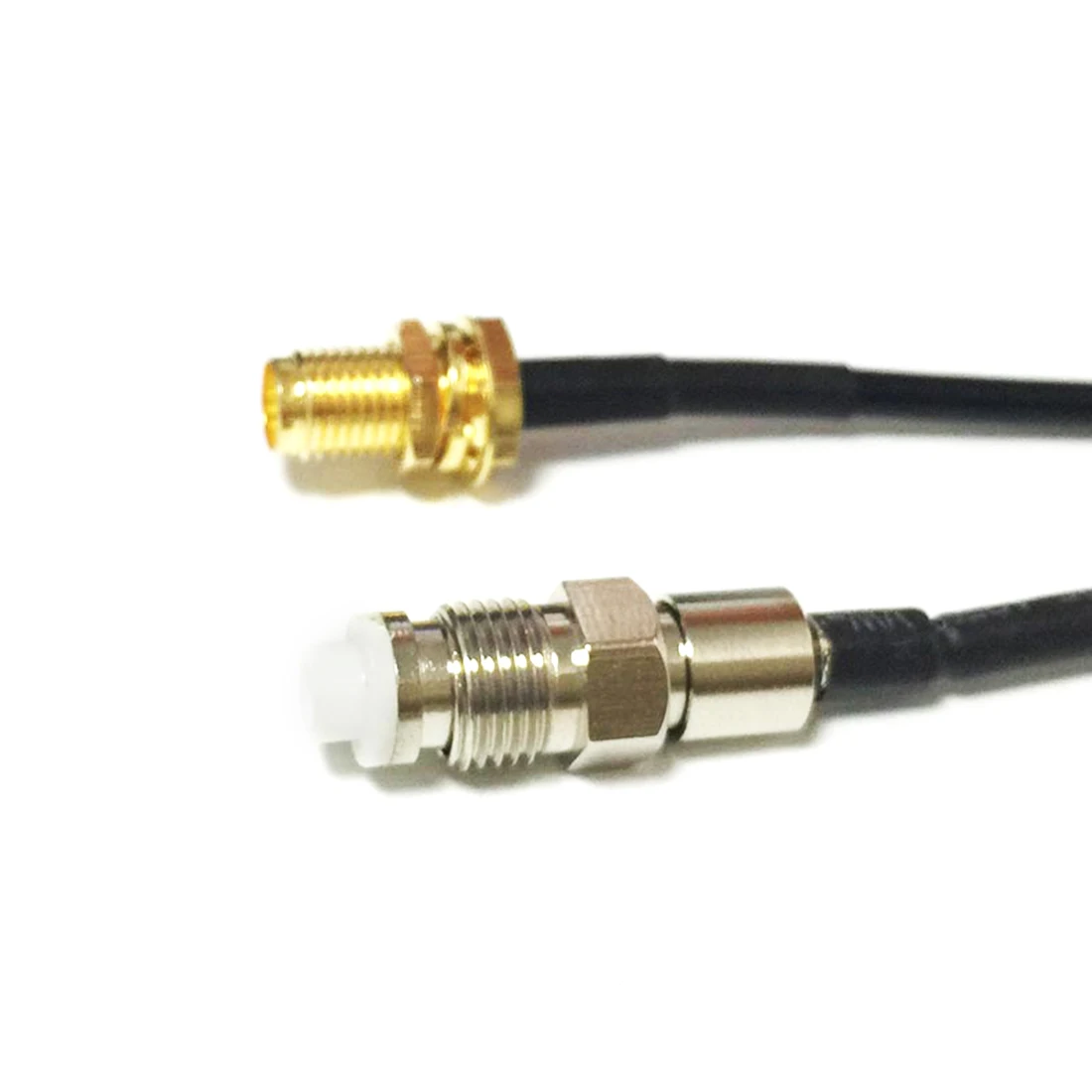 

New Antenna Extension Cable SMA Female Jack Nut Switch FME Female Jack Pigtail Connector RG174 Cable 20cm 8inch Fast Ship