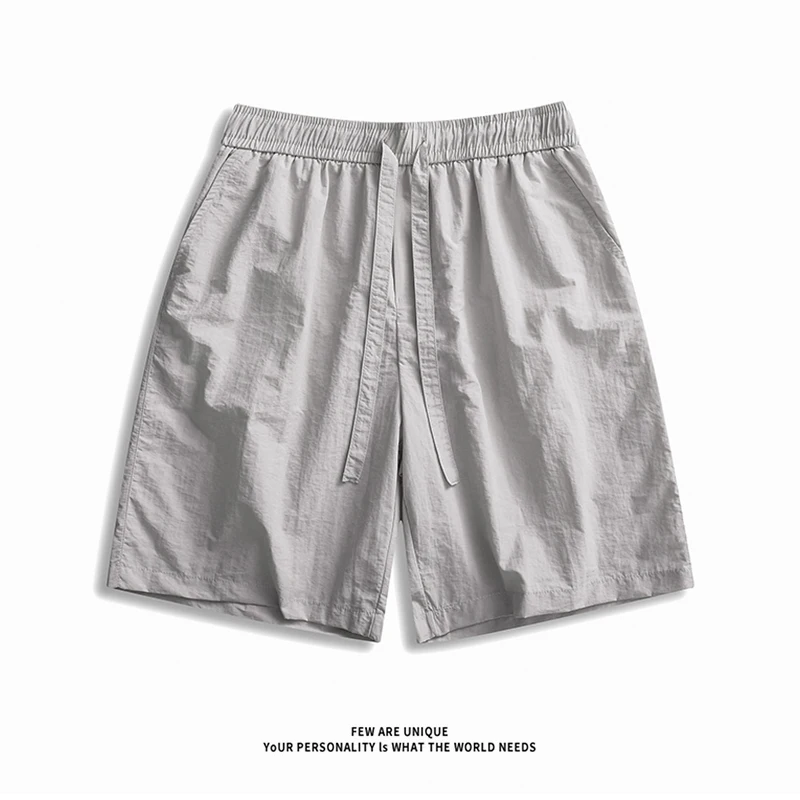 Men Hot Shorts Light Weight Thin Short Pants Running Shorts Mans Gym Joggers Sweatpants Jumper's basketball Shorts Black