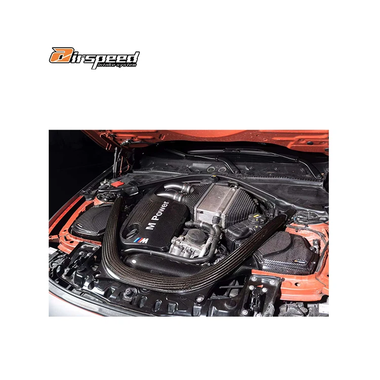 Airspeed High Strength Dry Carbon Fiber Cold Air Intake System Filter for M2C M3 M4 F8X S58 Brand Discount New Condition