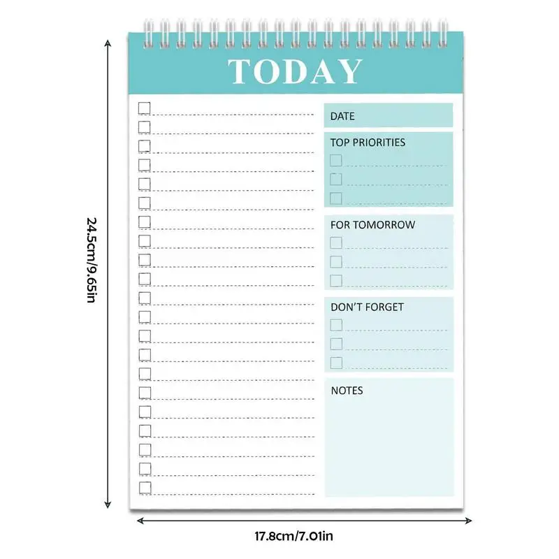 Weekly Planner Pad Daily Planner Notepad With Double Threaded Agenda Workout Journal And To Do Planner For Work And Home