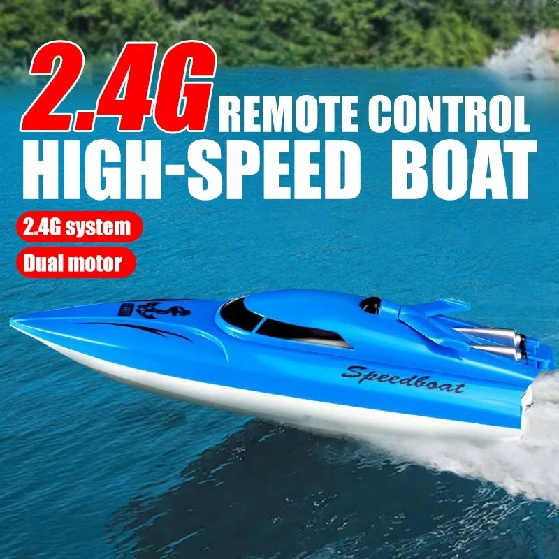 

2.4ghz outdoor waterproof high speed remote control racing boat electric remote control boat gift
