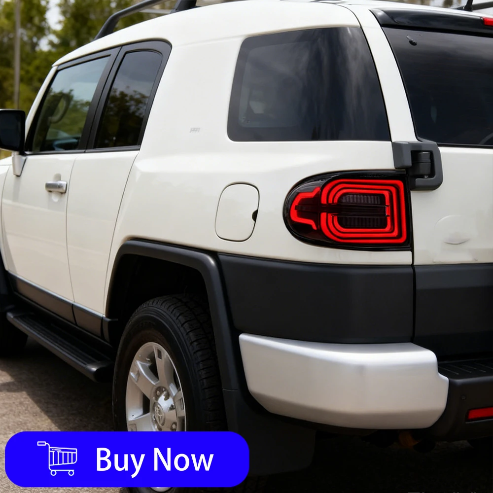 

Для Toyota FJ Cruiser 2007-2013: Комплект задних фонарей, обновленный дизайн, высококачественные новые динамические светодиодные задние фонари, аксессуары для автомобиля