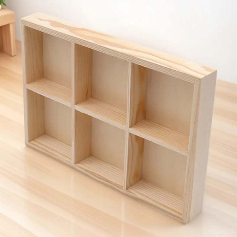 

6-Compartment Crayon Tray Portable Storage Case Lightweight Pen Organizer Multifunctional Holder for Study Office