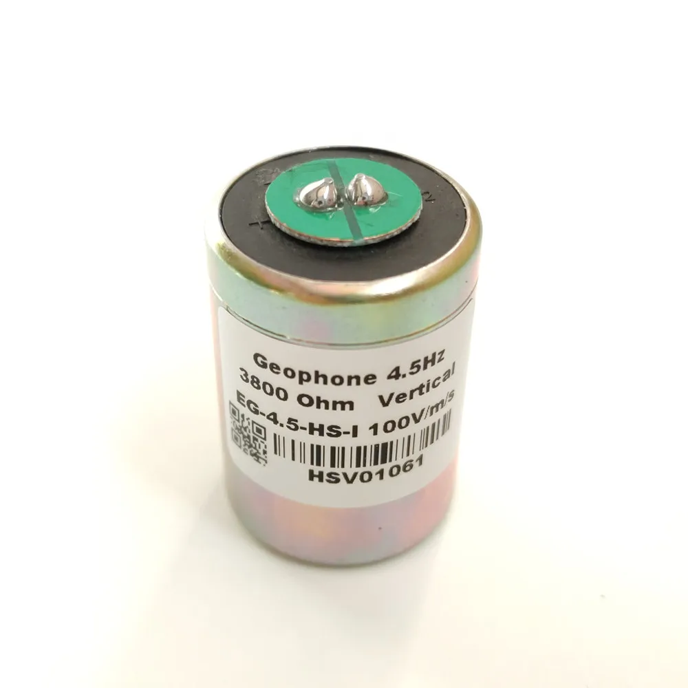 High Sensitivity Geophone 4.5Hz Vertical Seismic Geophone 4.5 Hz EG-4.5-HS-I, Sensitivity 100V/m/s in stock