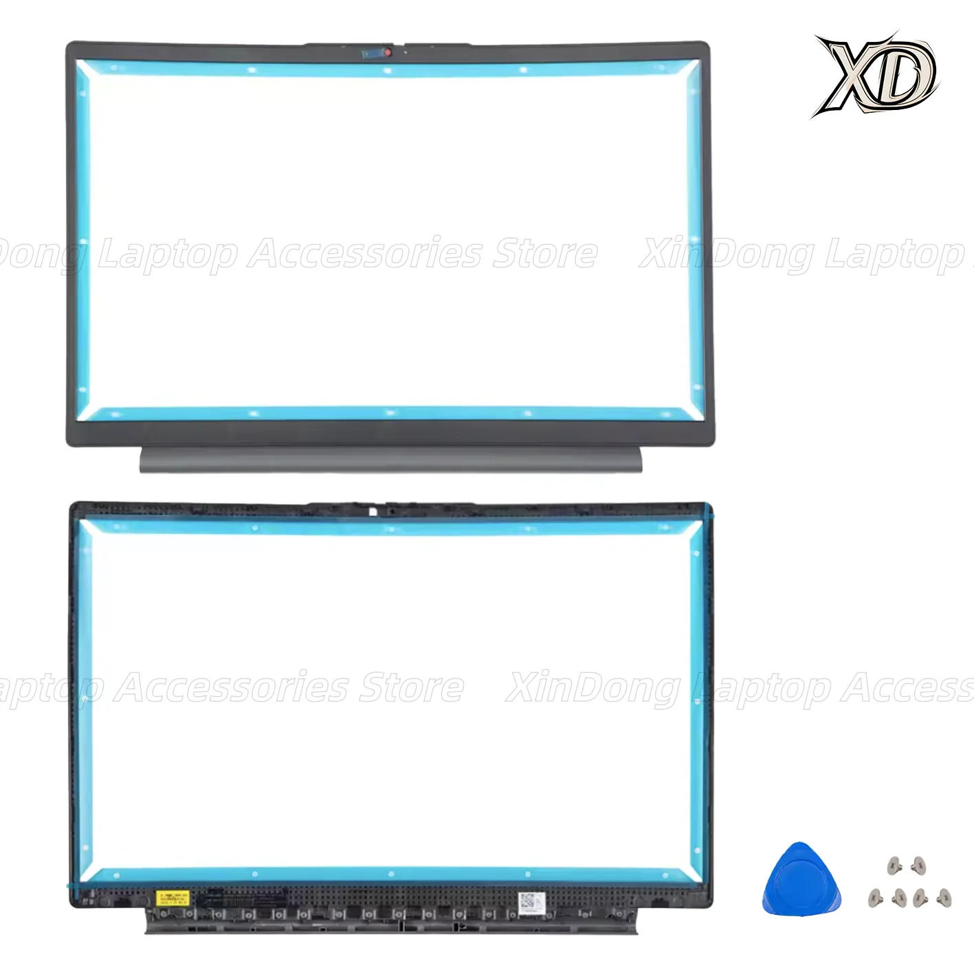 حافظة كمبيوتر محمول لـ Ideapad 3 15ABA7 3-15IAU7 3-15ITL6 3-15ALC6 2022 LCD الغطاء الخلفي/الحافة/مسند اليد/السفلي/استبدال المفصلي #3