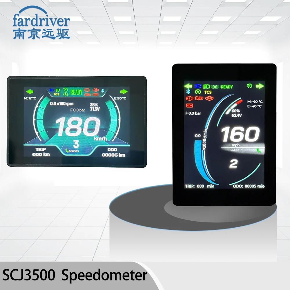 

Universal Dashboard Digital Speedometer Dispaly SCJ3500 With Tire Pressure Sensor for Motorcycle Part Accessories