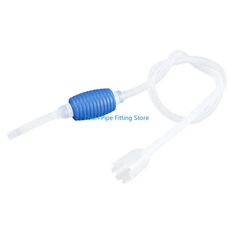 F92B trocador água aquário Siphon peixe para cascalho tanques pó pó com mangueira água para peixes Betta