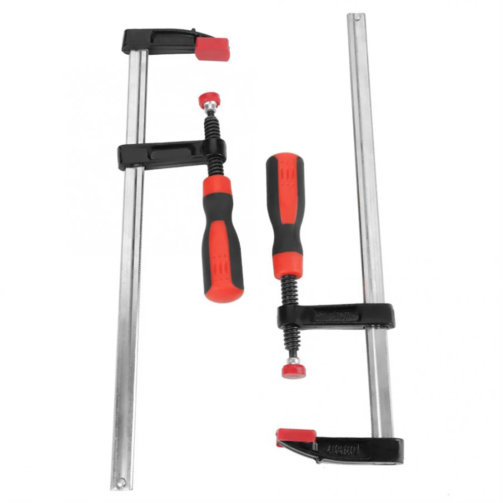 4Pcs Heavy Duty F Clamps Woodworking Bar Clips Quick Slide DIY Hand Tool Kit 50*300mm