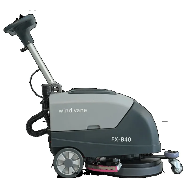 New Condition 24V Electric Mini Industrial Handheld Scraper Sweeper Brush Automatic Ride Floor Scrubber Burnishing Hand Push