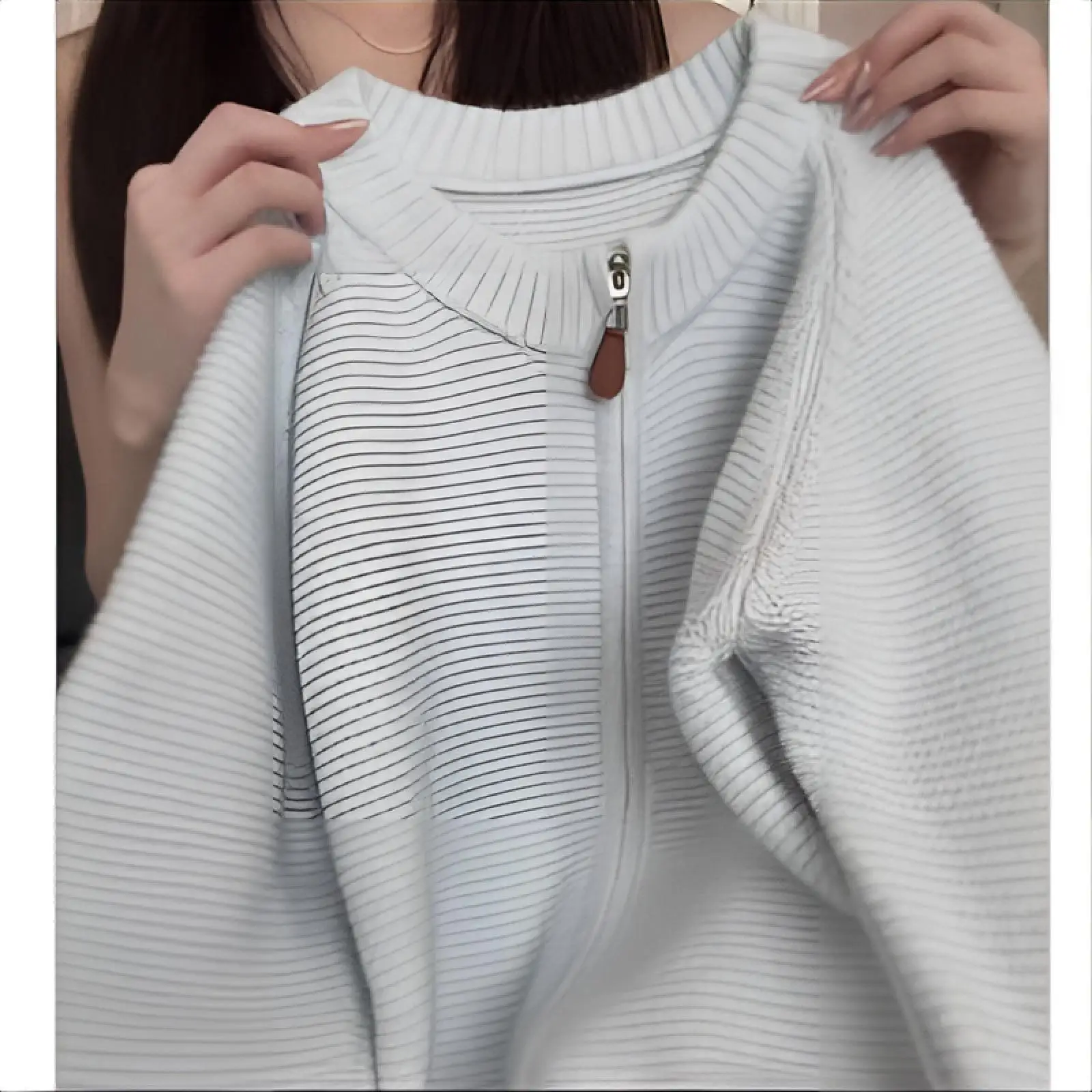 

Cardigans Rainbow Sweaters Womens Fall Turtlenecks Graceful Folk Lapel Long Soft Midi-Length Cable Casual Hollowed-Out Knot Slim