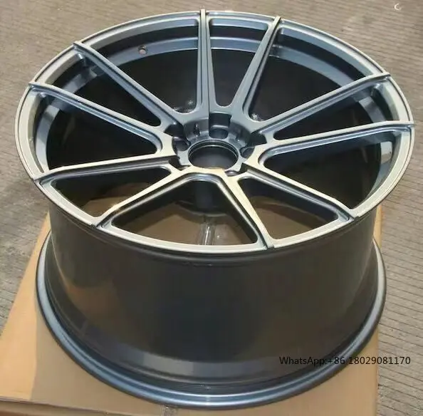 Customized silver  5 split spoke design 15 16 17 18 19 20 21 22 23 24 26 inch custom  aluminum T-6061 alloy car forged wheels