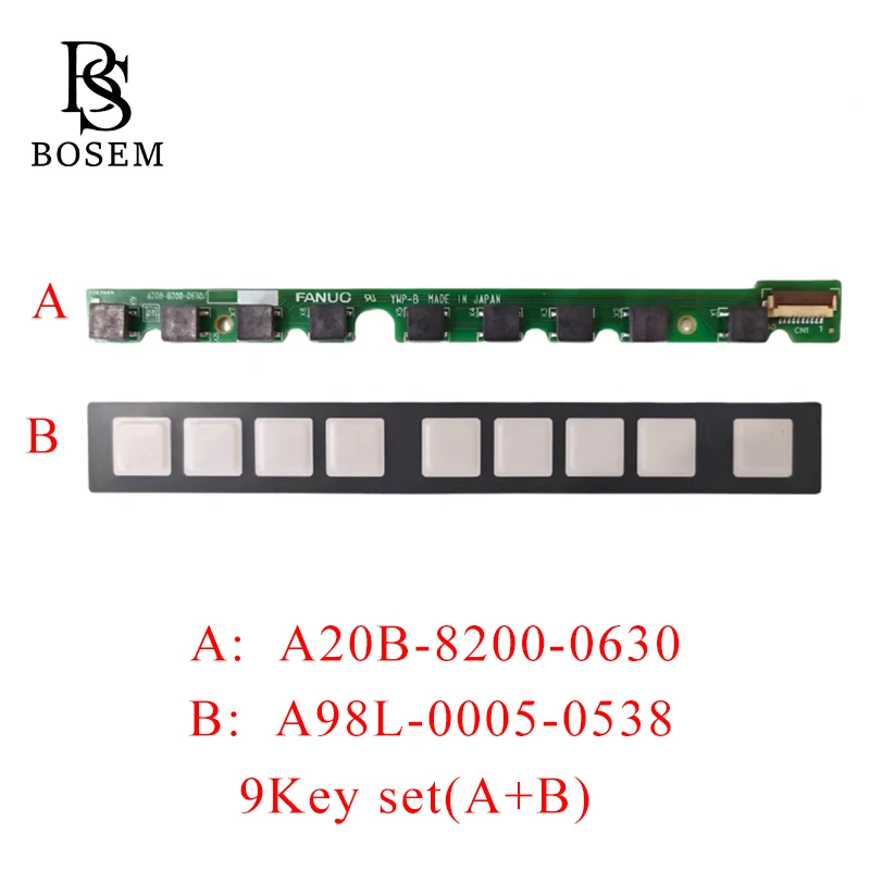 A20B-8200-0630 A98L-0005-0538 9Key Keyboard For Fanuc 31i-B