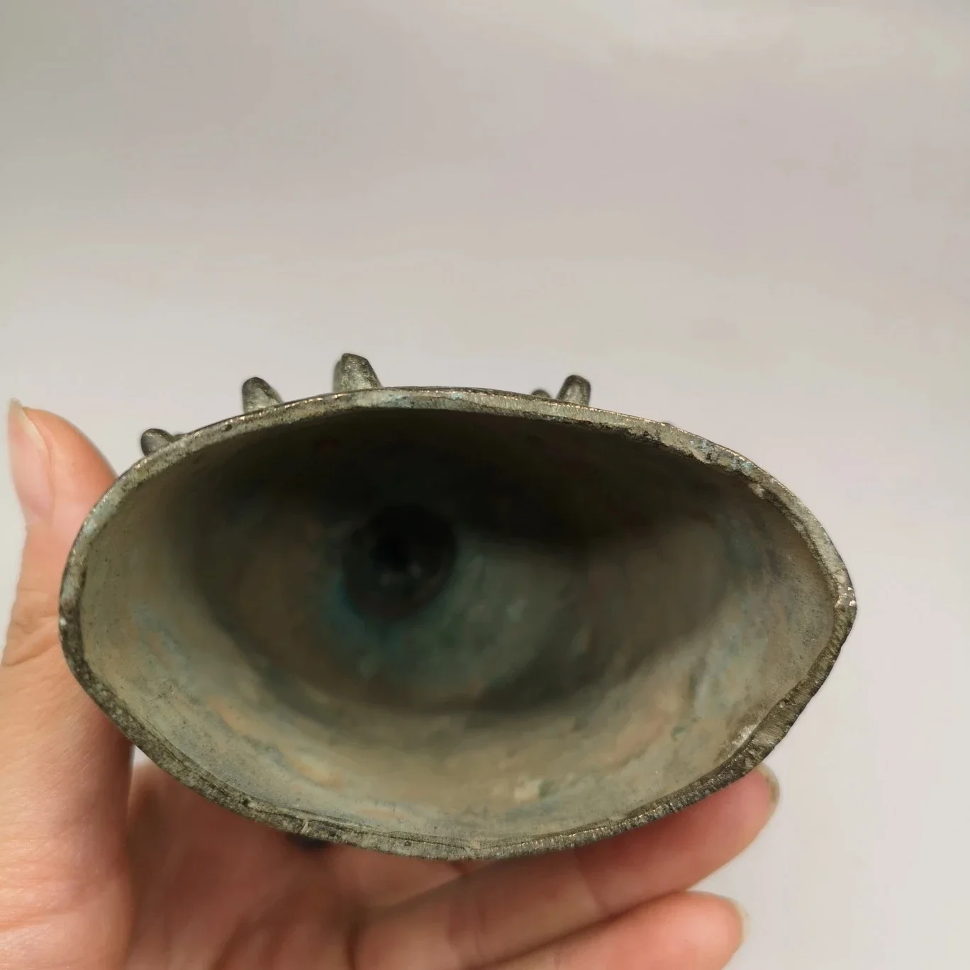 Exquisite Collection of Chinese Warring States Period Bronze Chime Retro Musical Instrument Bronze Bell Home Decoration