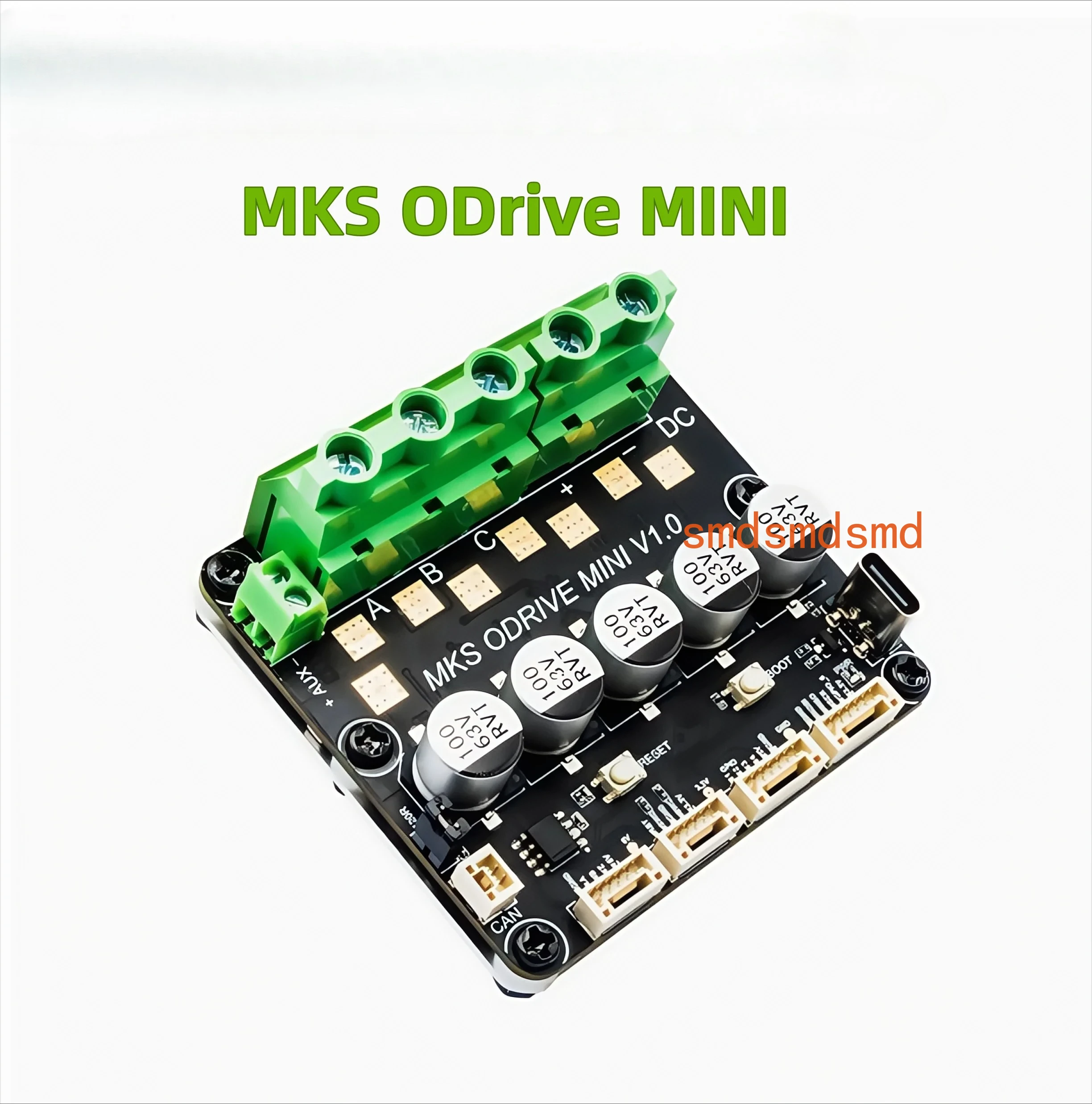 

Мини-высокоточный одноканальный мини-контрол ODrive на основе встроенного энкодера AS5047P ODrive3.6