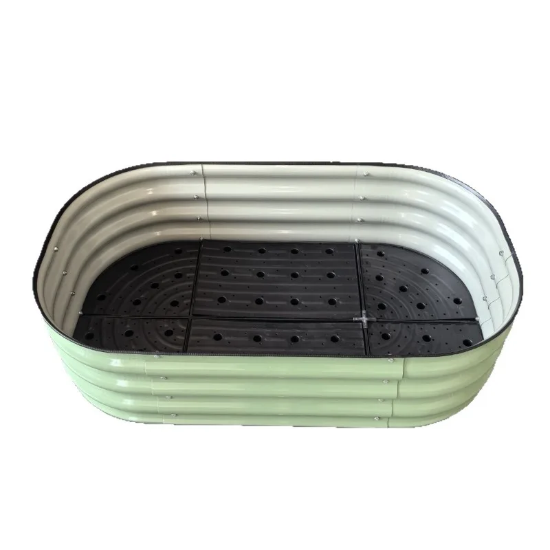 

Садовый уличный ящик для растений, металлическое кашпо для овощей на балконе, для двора и террасы