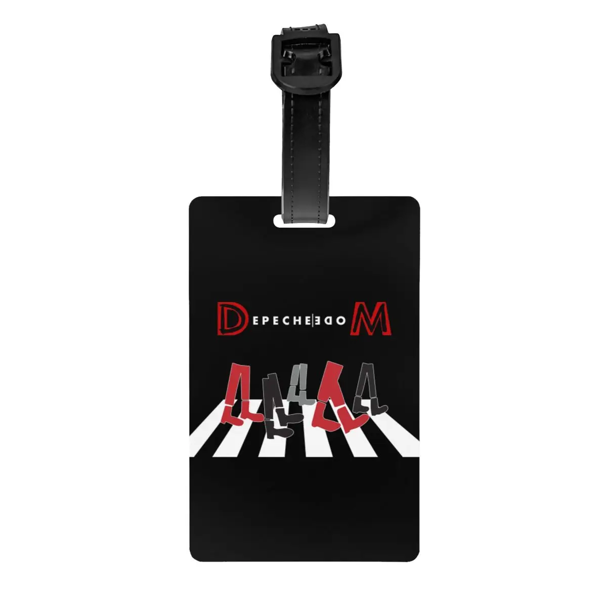 Retro Vintage New Wave Day Luggage Tag Depeche Cool Mode Suitcase Baggage Privacy Cover ID Label