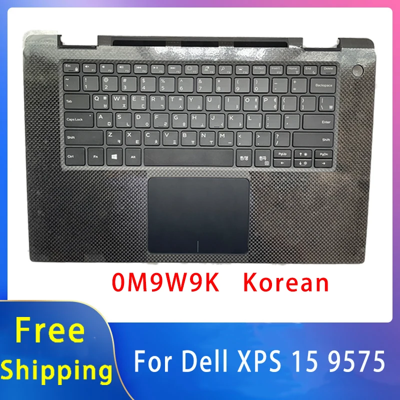 New For Dell XPS 15 9575;Replacement Laptop Accessories Palmrest /Korean Keyboard 0M9W9K