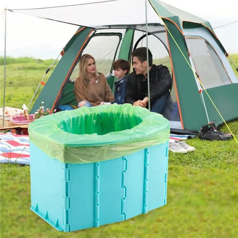 FYBL-Car للسفر دلو التخييم للطي المرحاض صوان المحمولة في الهواء الطلق متعددة الوظائف رحلة المشي لمسافات طويلة للأطفال #4