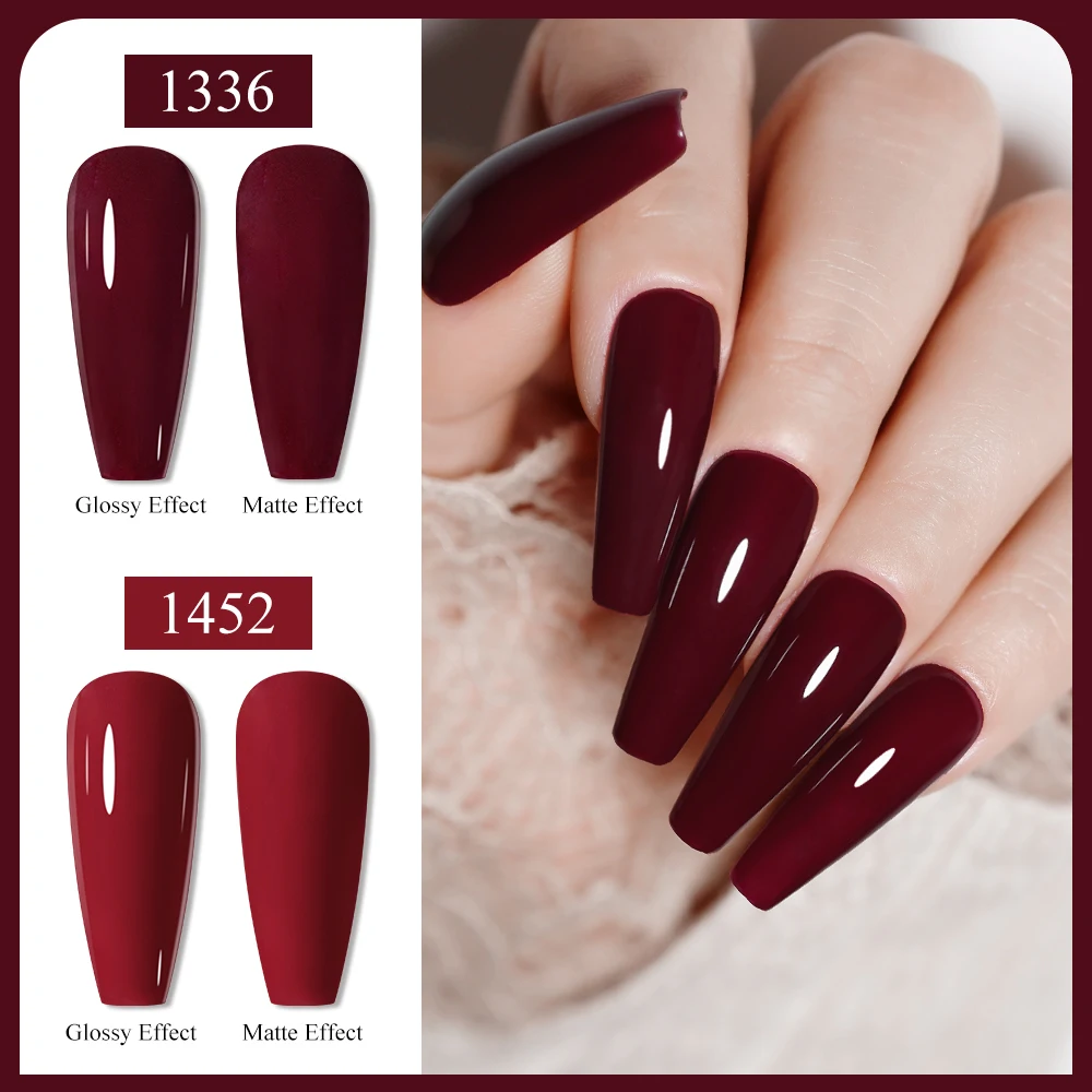 NAILCO 15 ml Lila Rot Farbe Nagel Gel Polnisch 44 Farben UV LED Soak Off Semi Permanent Nail art Gel Lacke Lack Maniküre