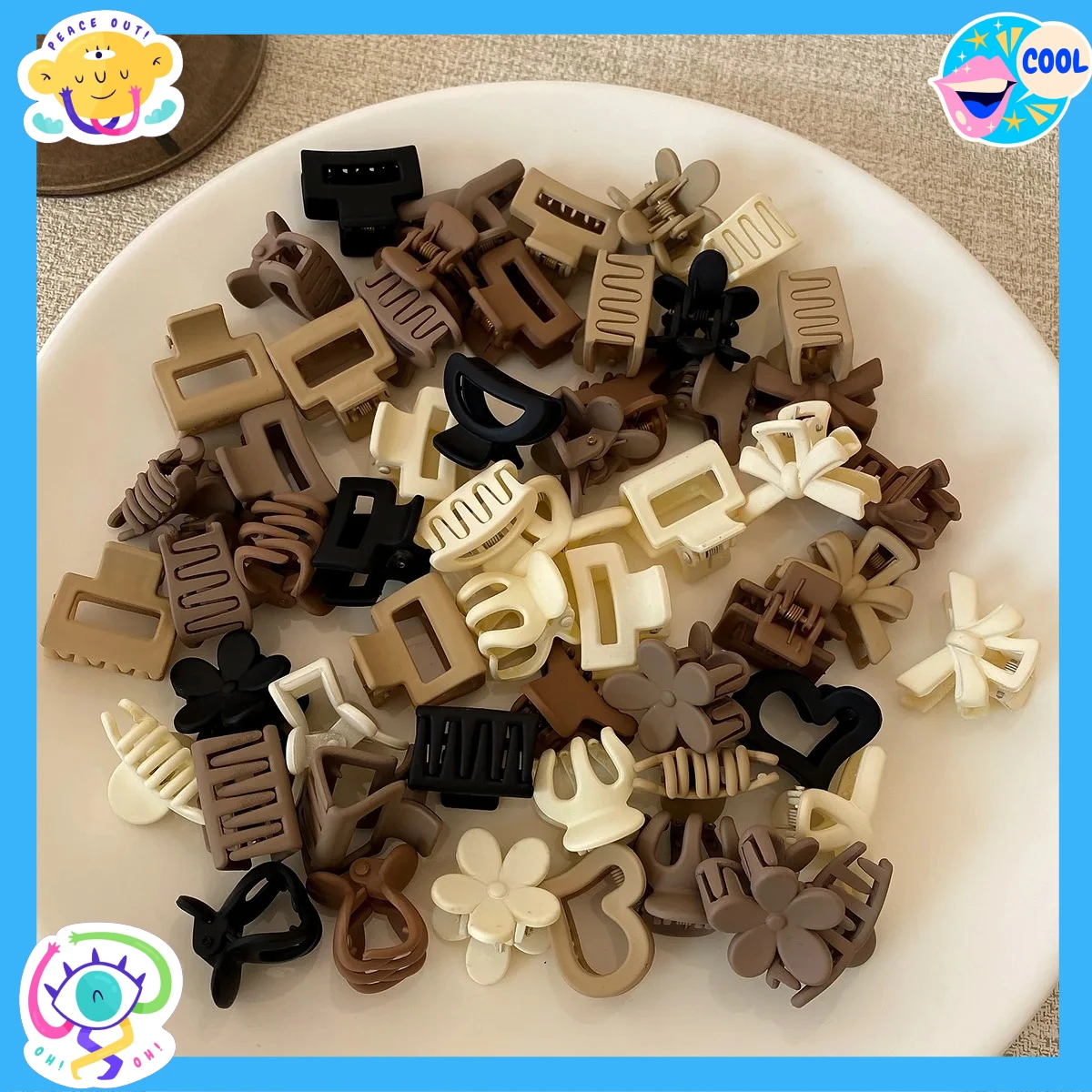 

Маленькие заколки для волос в случайном стиле 5/10/20/30, подходят для повседневной одежды для девочек, вечеринок по случаю дня рождения, путешествий