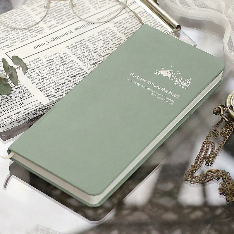 2027 Fill-in Weekly Journal Notebook, Silent Whisper, Literary Forest Fresh Retro Slim Weekly Planner for Daily Schedule Record