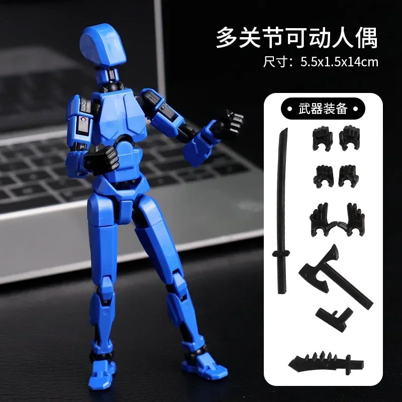 13 Action Figure Titan Multi-Jointed Beweegbare Shapeshift Robot T13 Action Mannequin Karakter en Hond Figuur Speelgoed cadeaus voor kinderen