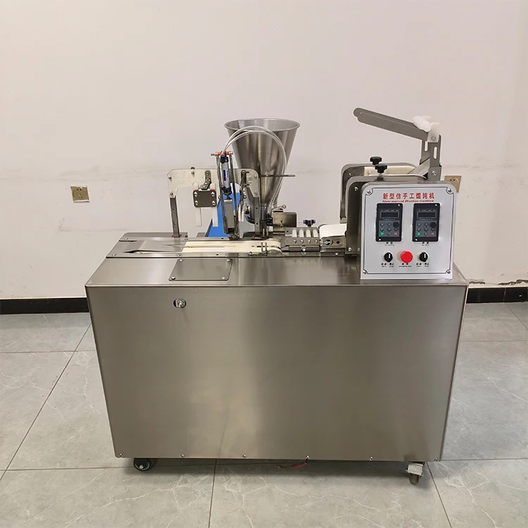 Automatic Ravioli Wonton Making Folding Machine Wonton Maker For Sale