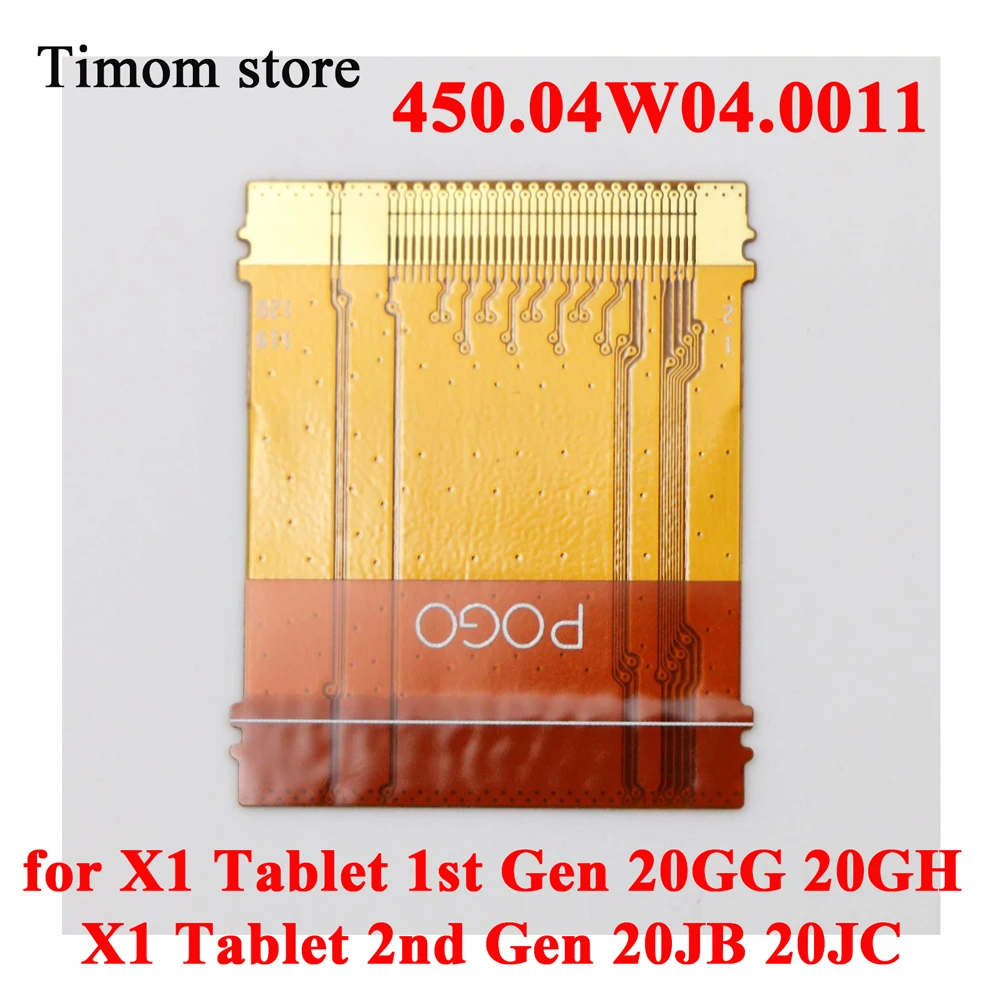 

450.04W04.0011 для планшета ThinkPad X1 1-го поколения 20GG 20GH X1 Tablet 2-го поколения 20JB 20JC оригинальная Pogo SUB карта FPC кабель 00NY810