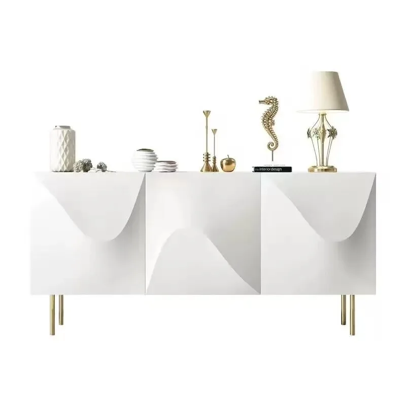 

Italian minimalist dining side cabinet, light luxury modern tea cabinet, living room