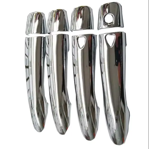 

Крышка дверной ручки для Nissan QASHQAI 2015-2016 ABS хромированная чаша дверной ручки автомобиля Стайлинг наклейки аксессуары