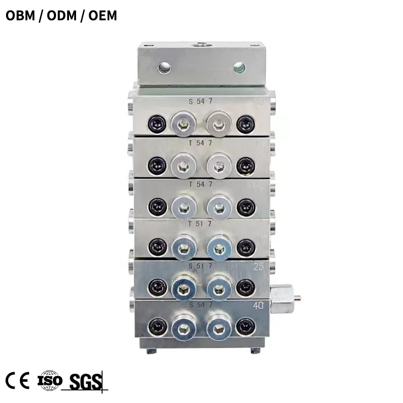 

Grease Lubrication Distribution Block Grease Distributor Progressive Divider Valve Manifolds Block for Lubrication System