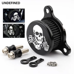 Motorcycle Skull Air Filter Cleaner Intake System For Harley Sportster XL883 XL1200 Iron 883 Forty-Eghit Seventy-Two Nightster