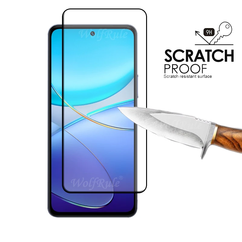 6-in-1 für vivo v30 lite Glas für vivo v30 lite gehärtetes Glas Voll deckel kleber 9h Displays chutz vivo v30 lite 4g Linsen glas