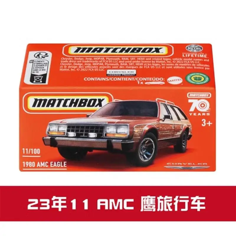 

2023 Matchbox Cars 1980 AMC EAGLE 1/64 Metal Die-cast Collection Model Toy Vehicles